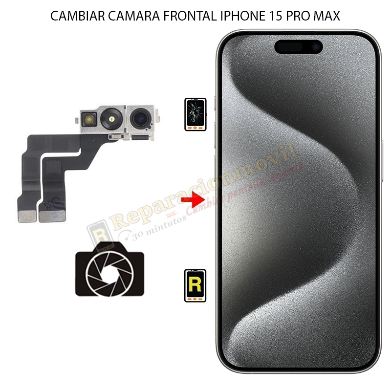 Cambiar Cámara Frontal iPhone 15 Pro Max