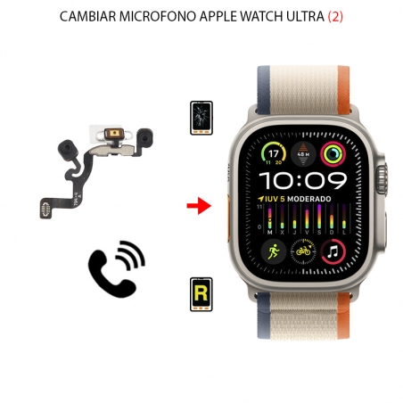 Cambiar Microfono Apple Watch Ultra 2