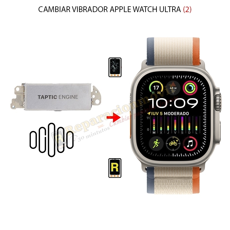 Cambiar Vibrador Apple Watch Ultra 2