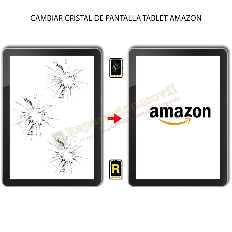 Cambiar Cristal De Pantalla Amazon Fire 7 2019