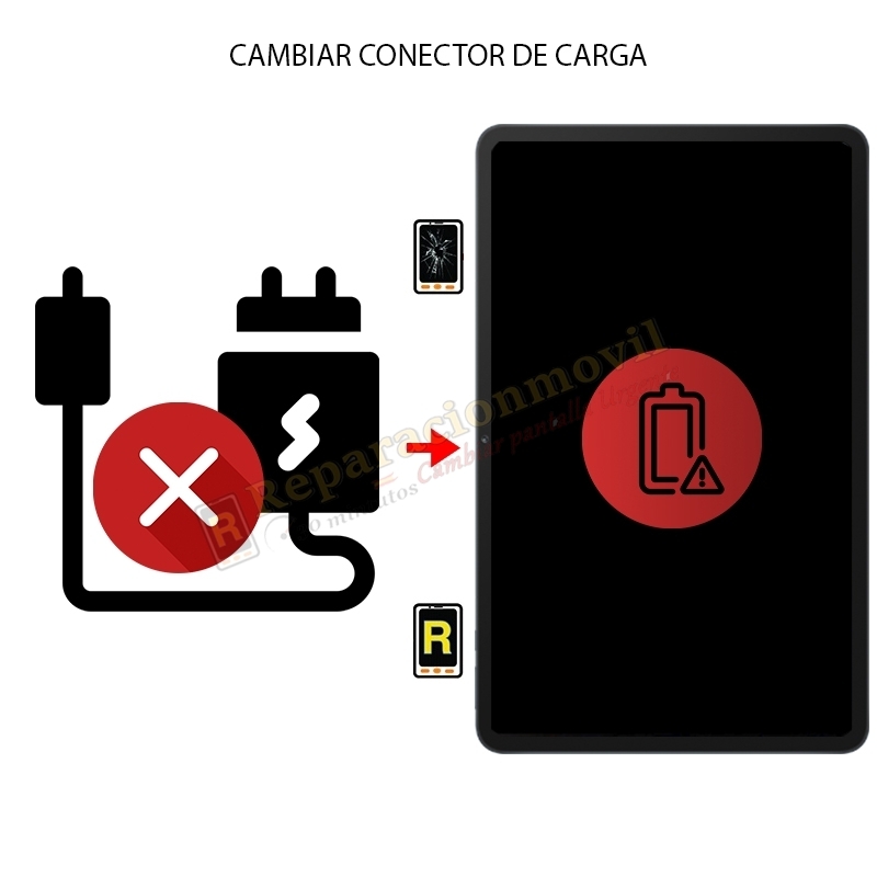 Cambiar Conector De Carga Amazon Fire 8 Plus 2020