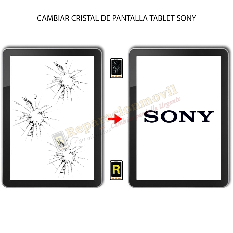 Cambiar Cristal De Pantalla Sony Xperia Tablet Z3 Compact