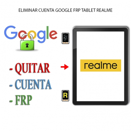 Eliminar Contraseña y Cuenta Google Realme Pad Mini