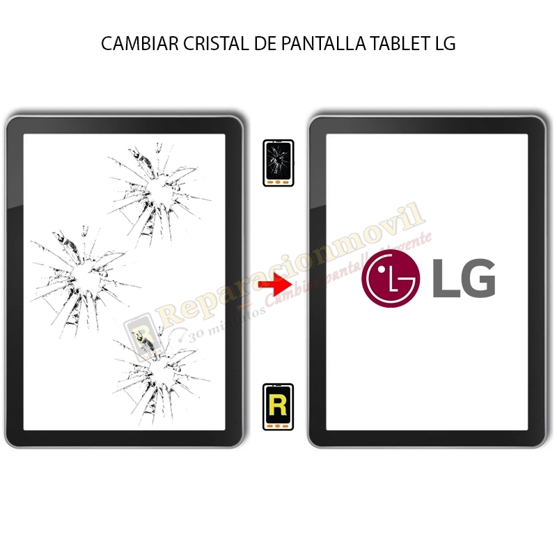 Cambiar Cristal De Pantalla LG G Pad X 10.1