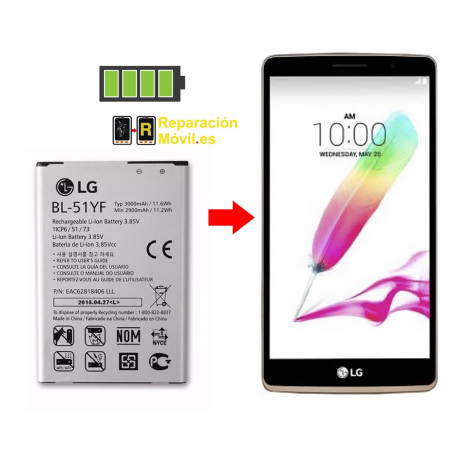 Cambiar Batería LG G4 STYLUS