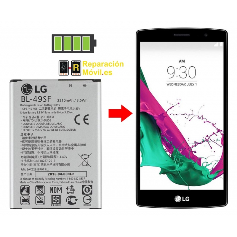 Cambiar Batería LG G4S