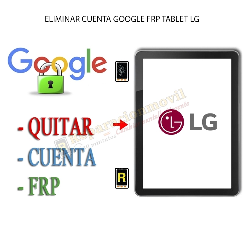 Eliminar Contraseña y Cuenta Google LG G Pad 8.3