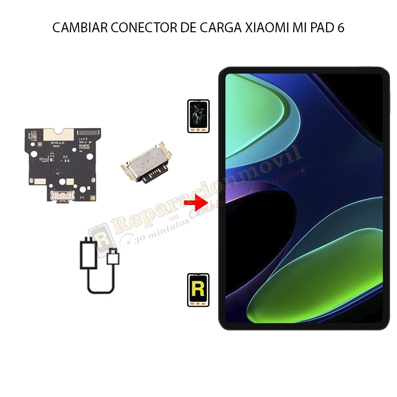 Cambiar Conector De Carga Xiaomi Mi Pad 6