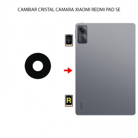 Cambiar Cristal Cámara Trasera Xiaomi Redmi Pad SE