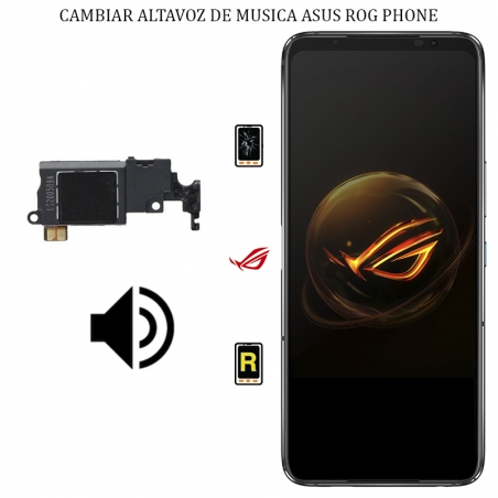 Cambiar Altavoz de Música Asus ROG Phone 5