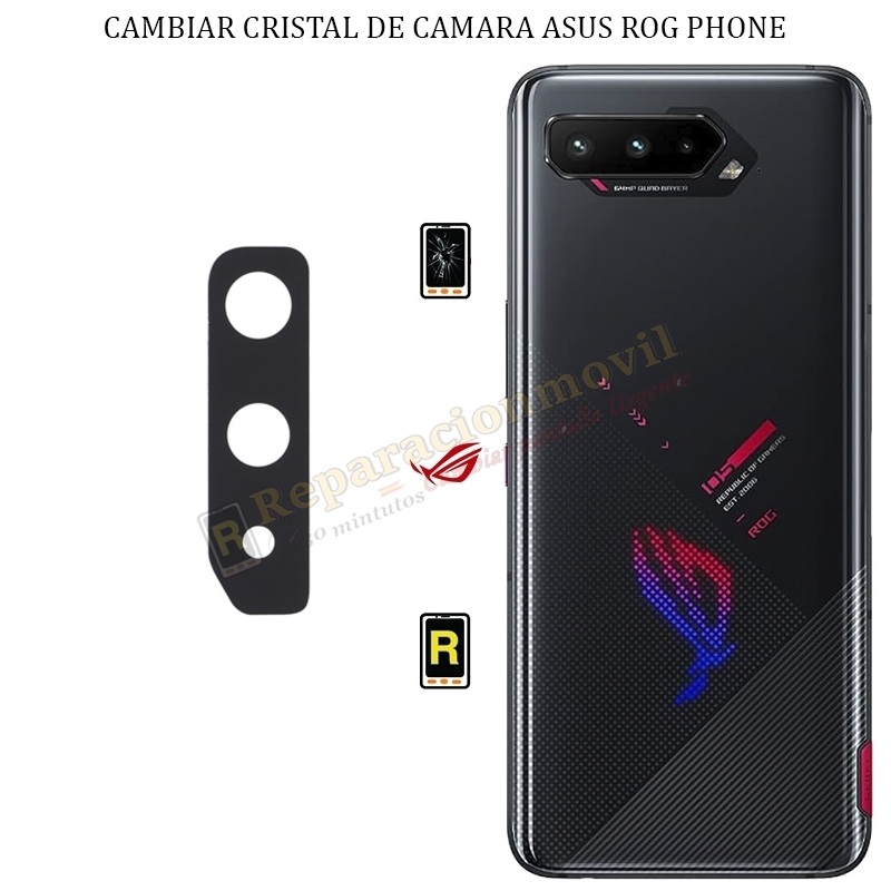 Cambiar Cristal Cámara Trasera Asus ROG Phone 5S