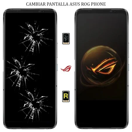 Cambiar Pantalla Asus ROG Phone 5S Pro