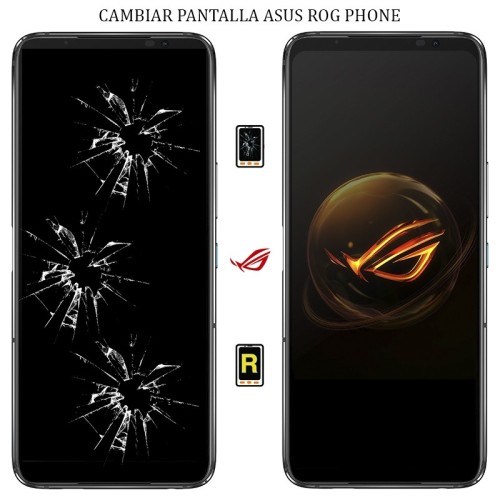 Cambiar Pantalla Asus ROG Phone 5S Pro