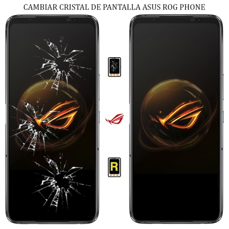 Cambiar Cristal de Pantalla Asus ROG Phone 5S Pro
