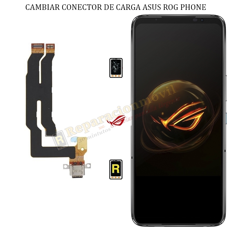 Cambiar Conector de Carga Asus ROG Phone 5S Pro