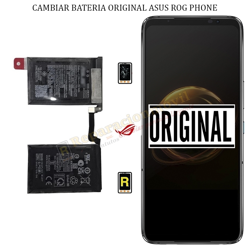 Cambiar Batería Asus ROG Phone 5 Ultimate Original