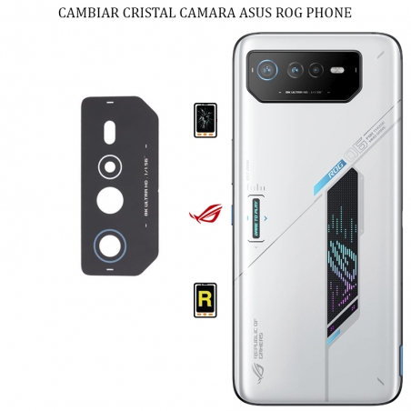Cambiar Cristal Cámara Trasera Asus ROG Phone 6