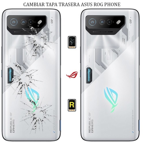 Cambiar Tapa Trasera Asus ROG Phone 7