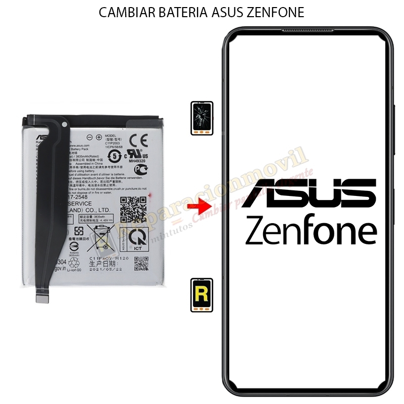 Cambiar Batería Asus Zenfone 10