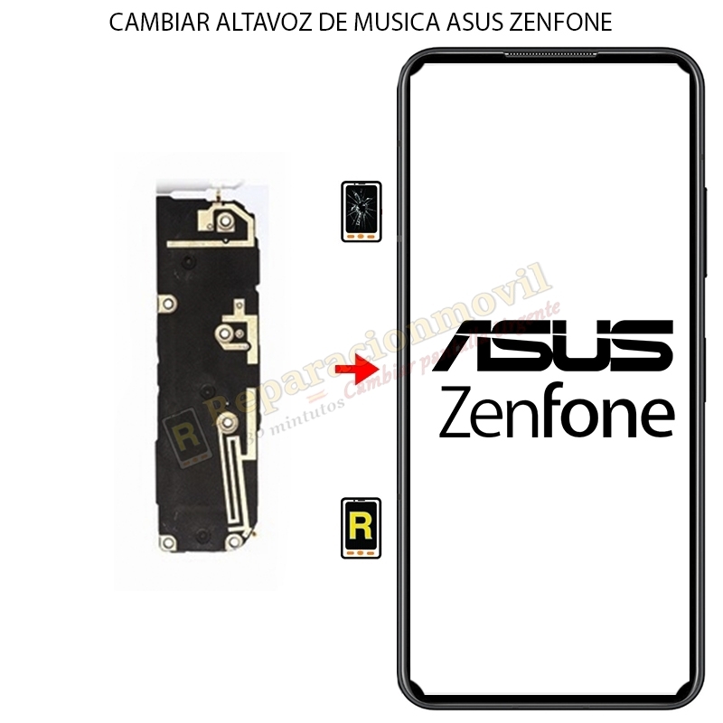 Cambiar Altavoz de Música Asus Zenfone 7 Pro