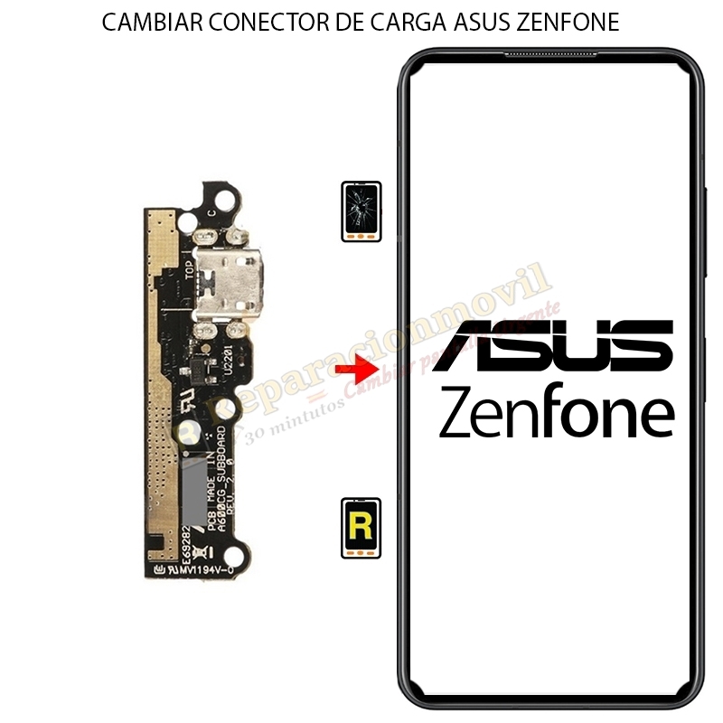 Cambiar Conector de Carga Asus Zenfone 7