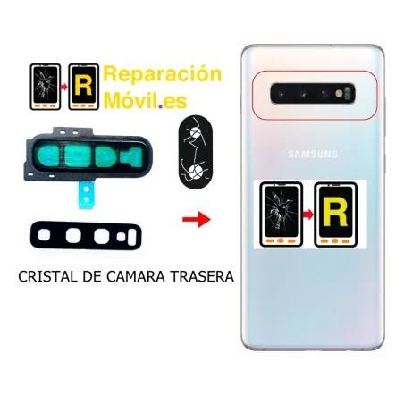 Cambiar Cristal Cámara Samsung Galaxy S10 SM-G973