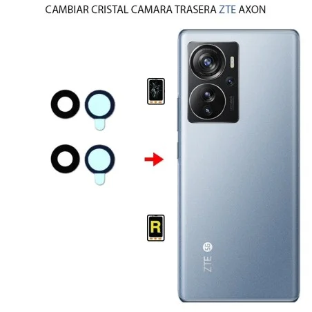 Cambiar Cristal Cámara Trasera ZTE Axon 40 Ultra