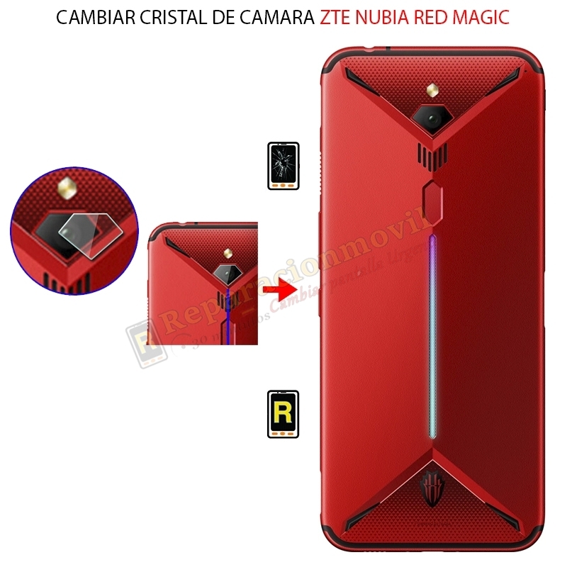 Cambiar Cristal Cámara Trasera ZTE Nubia Red Magic 3