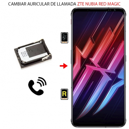 Cambiar Auricular de Llamada ZTE Nubia Red Magic 3