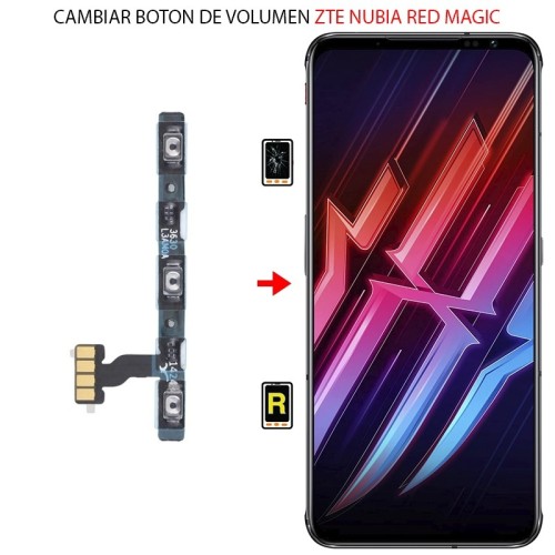 Cambiar Botón de Volumen ZTE Nubia Red Magic 3S