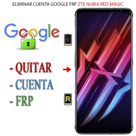 Eliminar Contraseña y Cuenta Google ZTE Nubia Red Magic 5S