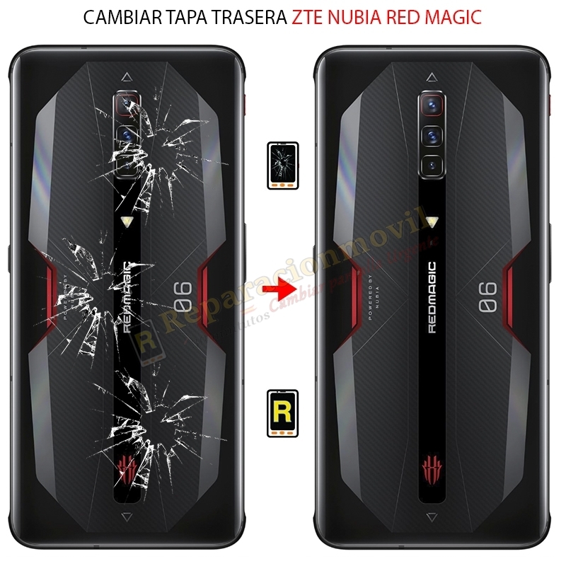 Cambiar Tapa Trasera ZTE Nubia Red Magic 6 Pro