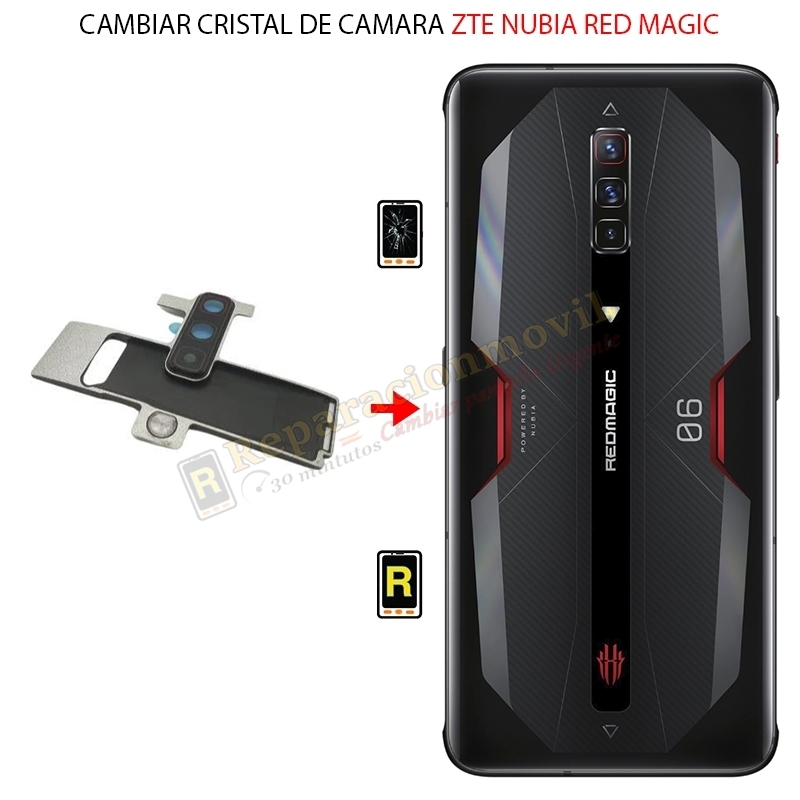 Cambiar Cristal Cámara Trasera ZTE Nubia Red Magic 6 Pro