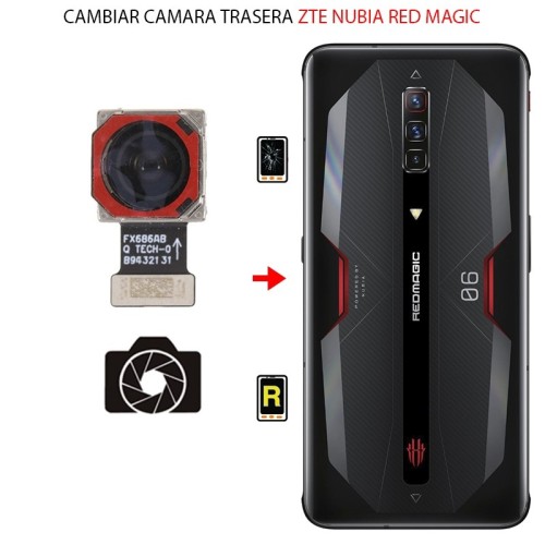 Cambiar Cámara Trasera ZTE Nubia Red Magic 6 Pro