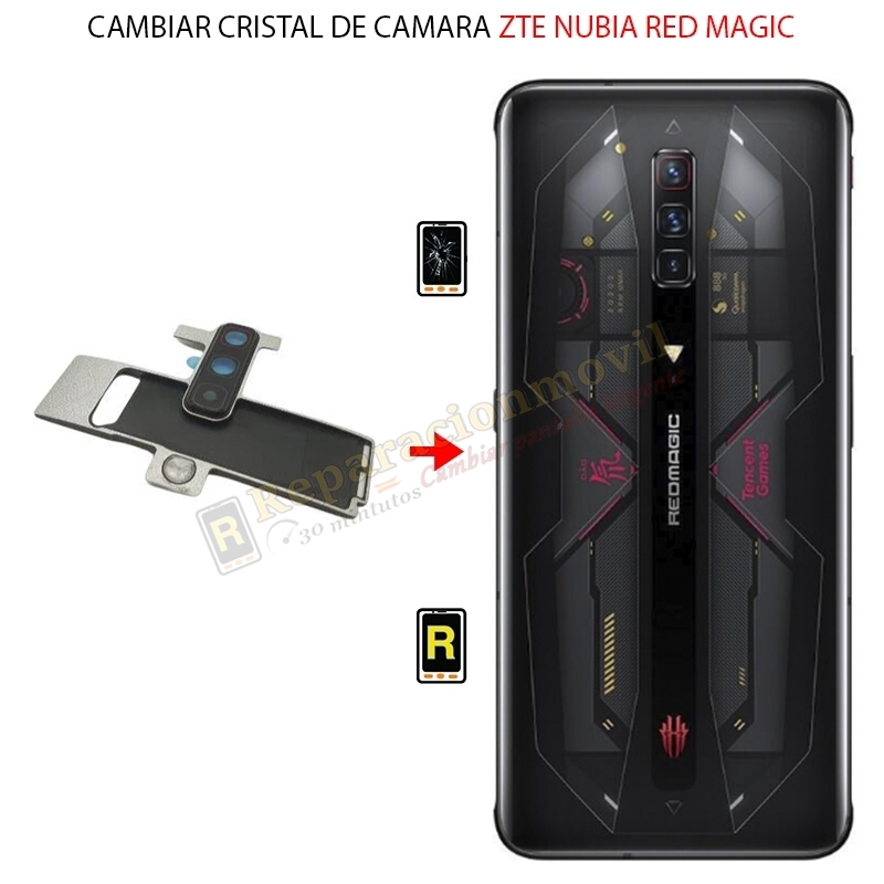 Cambiar Cristal Cámara Trasera ZTE Nubia Red Magic 6S Pro