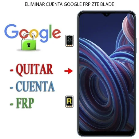 Eliminar Contraseña y Cuenta Google ZTE Blade A31 Plus