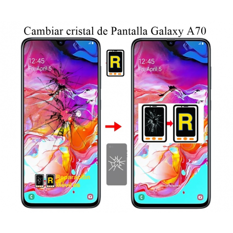 Cambiar Cristal Samsung Galaxy A70 SM-A705F