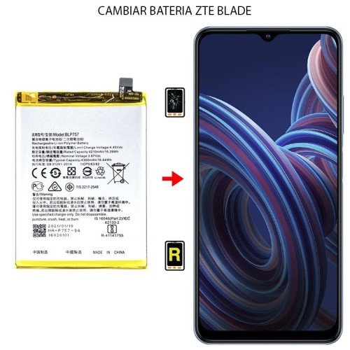 Cambiar Batería ZTE Blade V30 Vita