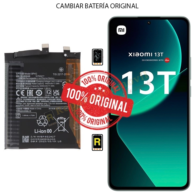 Cambiar Batería Xiaomi 13T Original
