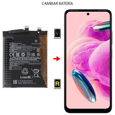 Cambiar Batería Xiaomi Redmi Note 12S