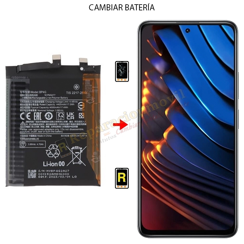 Cambiar Batería Xiaomi Poco F3 GT