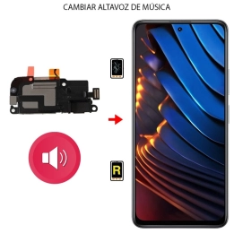 Cambiar Altavoz de Música Xiaomi Poco X3 GT