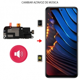 Cambiar Altavoz de Música Xiaomi Poco X3 GT