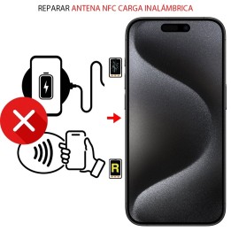 Reparar Carga inalámbrica NFC iPhone 15 Pro