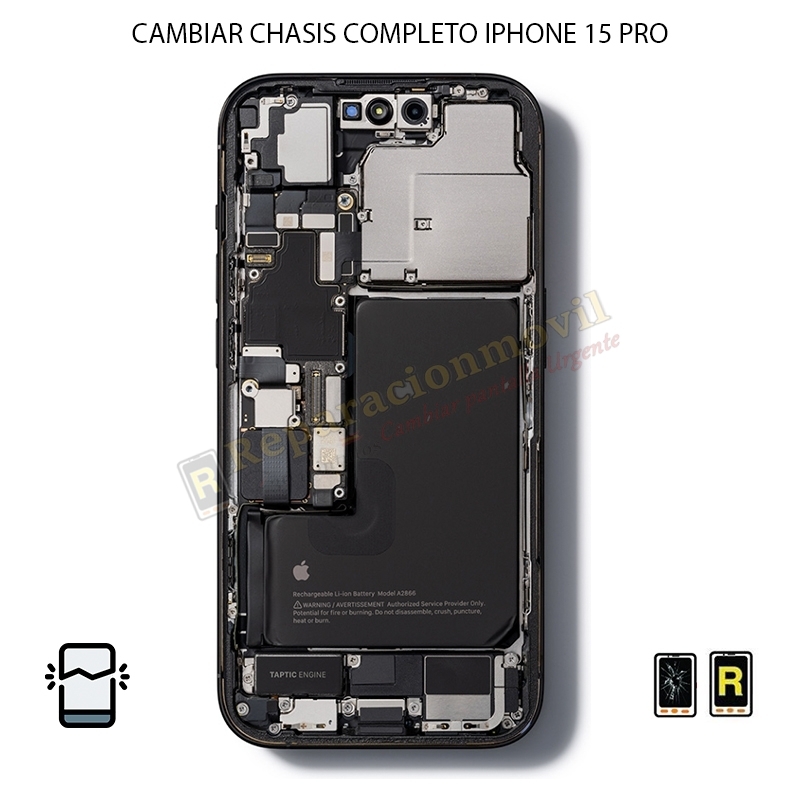 Cambiar Chasis Completo iPhone 15 Pro