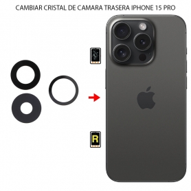 Cambiar Cristal Cámara Trasera iPhone 15 Pro