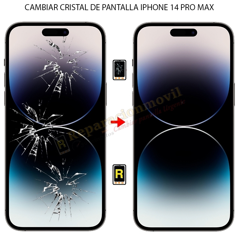 Cambiar Cristal De Pantalla iPhone 14 Pro Max
