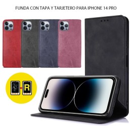 Funda Libro Tarjetero iPhone 14 Pro