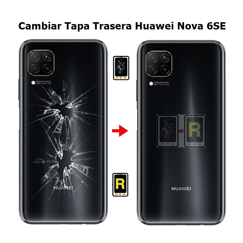 Cambiar Tapa Trasera Huawei Nova 6SE JNY-AL10