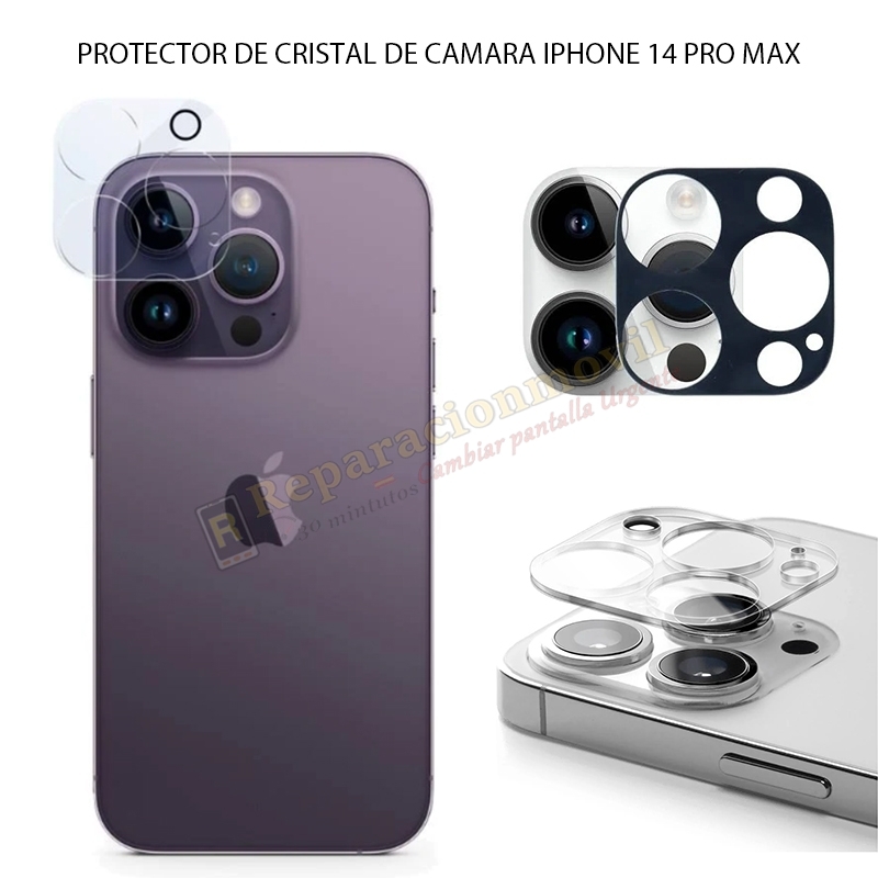 Protector Cristal Cámara Trasera iPhone 14 Pro Max